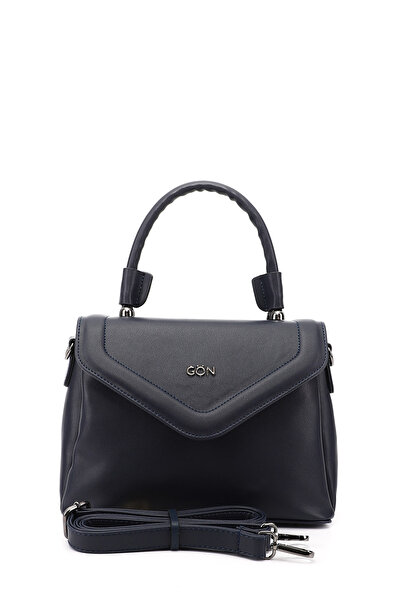 GÖNDERİ(R) Жіноча синя сумка з довгими ручками та ременем через плече