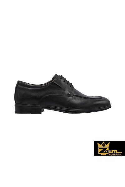 Zaim Kundura Men's Black Genuine Leather Shoes 348803634-1