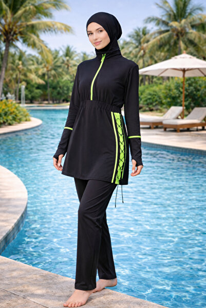 YUYİ TESMAY Costum de baie pentru femei, cu uscare rapidă, din lycra sportivă...