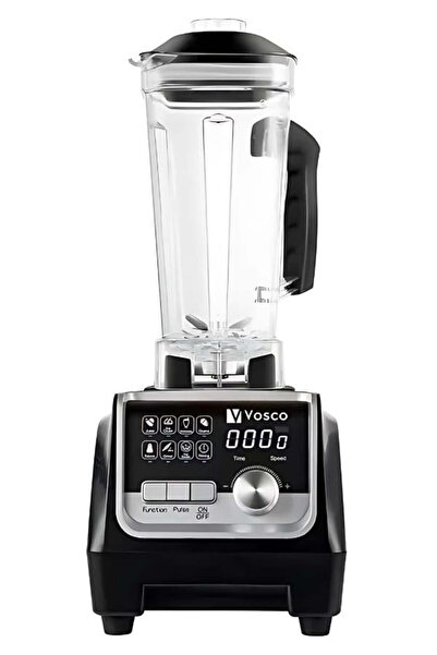 vosco Bar Blender Pro Dijital 2 Lt Buz Kırıcılı 2200W Siyah