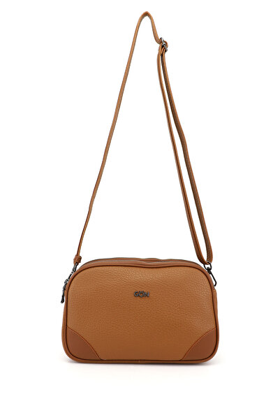 GÖNDERİ(R) Women's Tan Long Strap Shoulder Bag