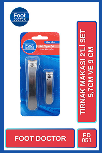 Foot Doctor TIRNAK MAKASI 2'Lİ SET 5,7CM VE 9 CM