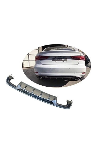 OEM AUTOGP Audi S3 arka tampon difüzörü model sedan 2016+ 8v