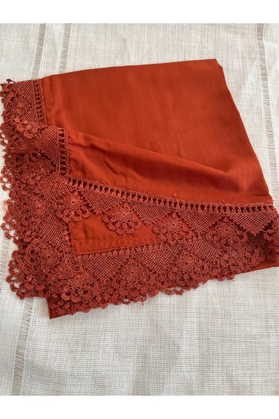 Handmade Dört kenar oyalı yazma