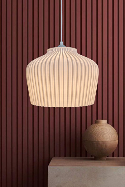 decory Nicole Beyaz Avize Yatak Odası, Mutfak, Oturma Odası Tasarım Tekli Sar...