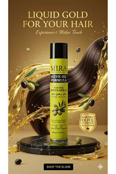 Mira Professional Nourishing and Shining Spray with Olive Oil and Vitamin E 4...