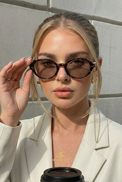 Della Pianto Colored Beads Özel Tasarım Güneş Gözlüğü Zinciri