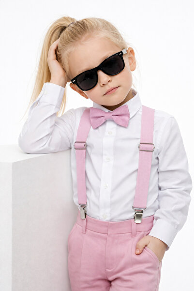 Algitsin O L A Dečija vješalica za pantalone + set leptir mašne + Elastično k...