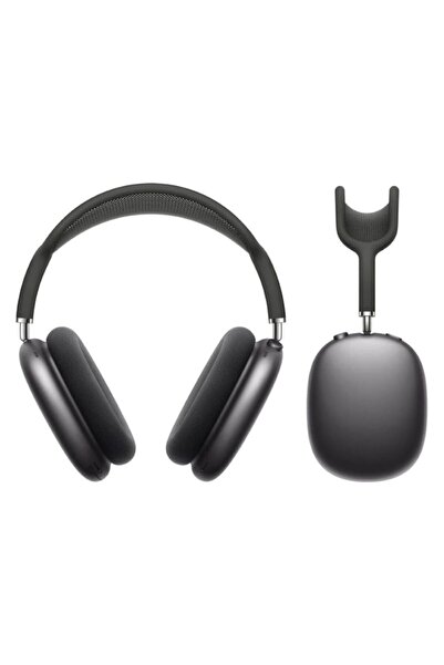 Applo سماعات رأس AirPods Max عالية الجودة تغطي الأذن بالكامل - لون اسود منتصف...