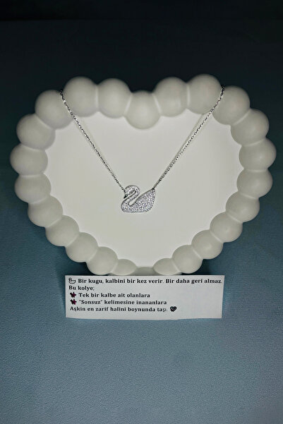 Else Silver Kuğu Gümüş Kolye