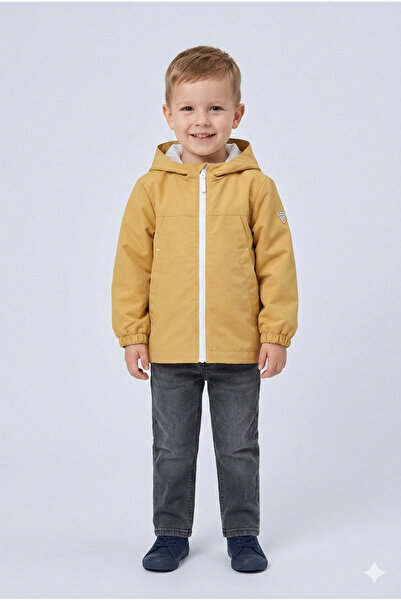 benitto kids Boy's Mesh Inside K Hooded Raincoat
