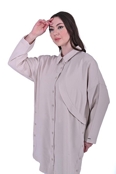 Invee Invee 7053 Beige Shirt