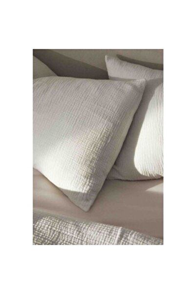 GİNETEKS 2 bucăți 50x70 față de pernă din muselină naturală 100% bumbac - pac...