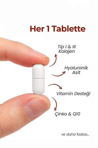 Multimed Kolajen 1000 mg – Cilt Elastikiyeti & Eklem Destek Formülü – 60 Tablet