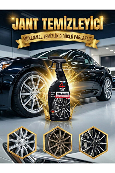 4E CARE Jant Temizleyici Ve Parlatıcı 500 ml