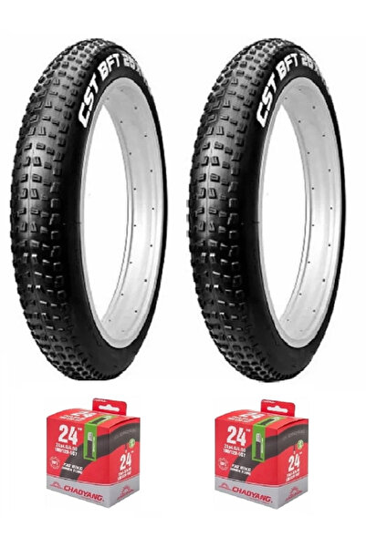 CST 24x4.00 C1752 Kum Tipi Bisiklet Dış Lastiği X 2 Adet + Chaoyang İç Lastik...