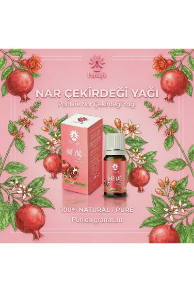 NAR ÇEKİRDEĞİ YAĞI 10 ML %100 Saf Analiz Sertifikalı ( Markamız Eczacı kuruluşudur.)