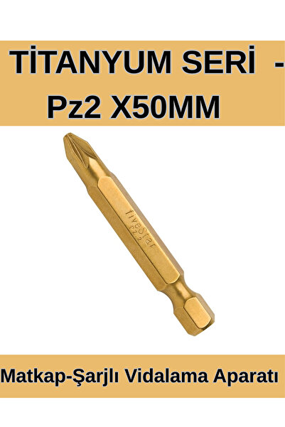 KL HOME Pz2 50mm TİTAN SERİ ŞARJLI MATKAP VDALAMA BİTS UÇ