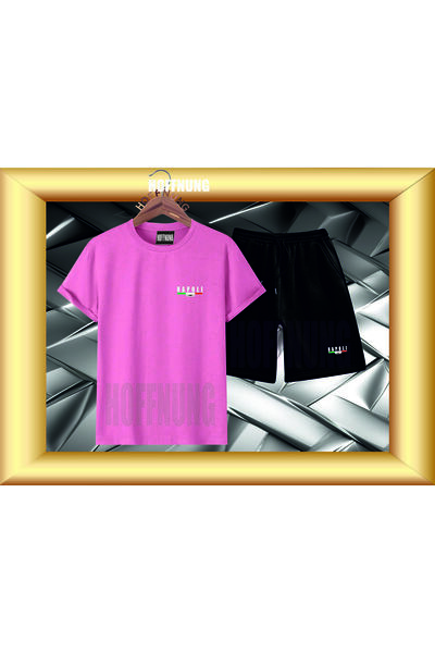 HOFFNUNG UNISEX ležerni set kratkih rukava sa NAPOLI printom, kompletni kratk...