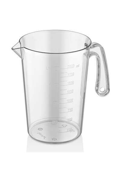 Kartell 2000 ml Plastik Kulplu Beher -ölçü Kabı -maşrapa -karaf Polipropilen ...