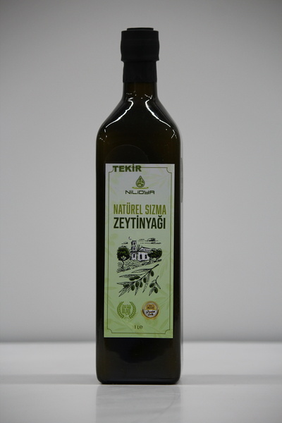 Nilidya Tekir Erken Hasat Soğuk Sıkım Zeytinyağı 1 Litre