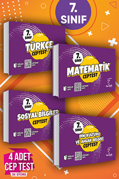 Karekök Yayınları 7.Sınıf ASTROMAT 3lü Set Cep Test