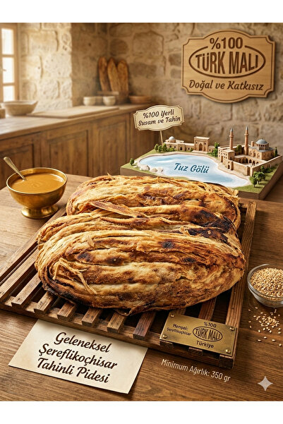 Şereflikoçhisar Kahvaltı Sarayı Orijinal Şekersiz Tahinli Pide (1 ADET)