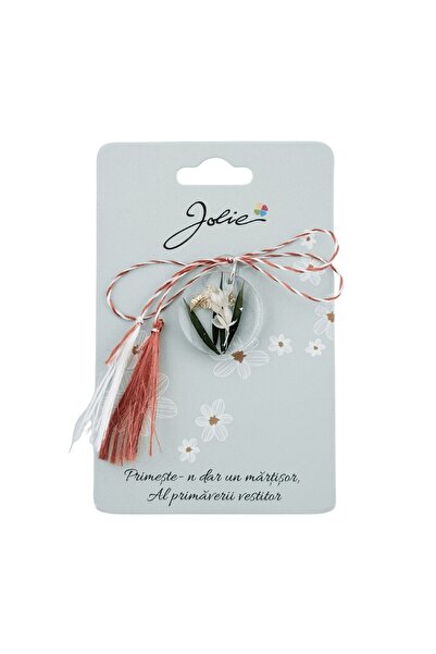 Flippy Martisor din Acril, Dimensiune Pandantiv Aprox 2 cm, Multicolor, Model 10