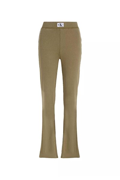 Calvin Klein سروال نسائي ذو علامة مغسولة