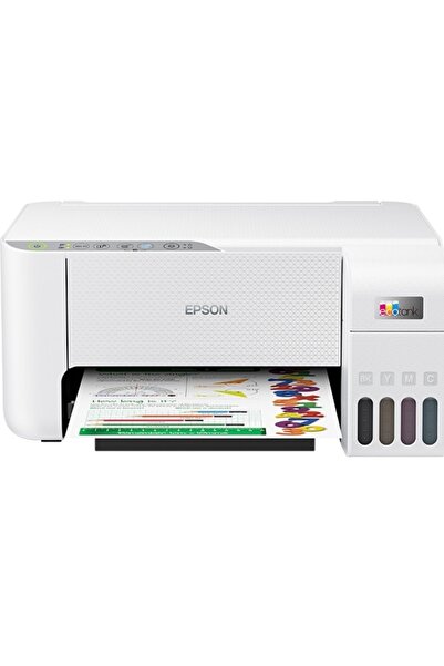 EPSON Multifunctional EcoTank L3276, A4, Color, 10 ppm, USB, Wireless (Alb)