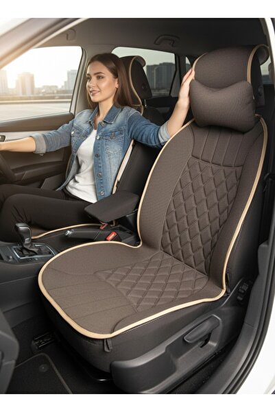 Cartex Oto Koltuk Minderi Kılıfı Ortopedik Kalın Süngerli Ön 2 Koltuk Siyah Bej Mavi Kırmızı Bordo