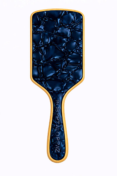 Roberta Lorenz Premium tamnoplavi perlešentni češalj od acetata Bambus 25 cm