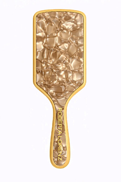 Roberta Lorenz Premium karamel perlešentni acetat Bambus češalj 25 cm