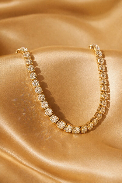 Crc Bijuteri سوار ذهبي اللون 4 ملم