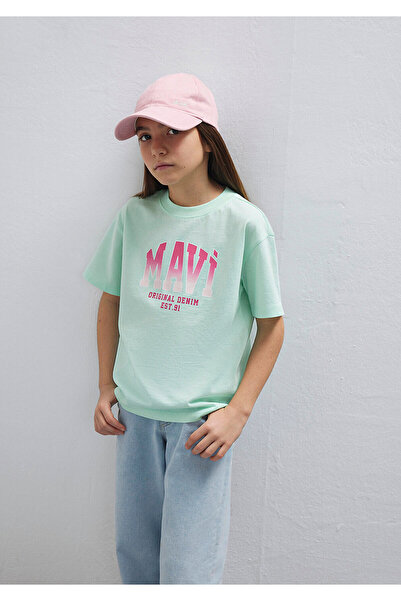 Mavi Logo Štampano Zelena devojka T-shirt M7610386-71643