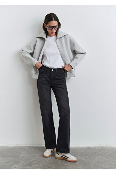 Mavi Дънки Jane Classic Denim в тъмно сиво пушено 1010917-90505