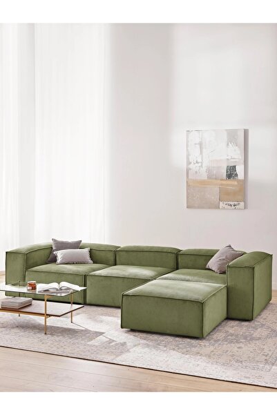 S Home Design Concept Frida 4 Modül Pofidik Modüler Kanepe L Köşe Koltuk Takı...