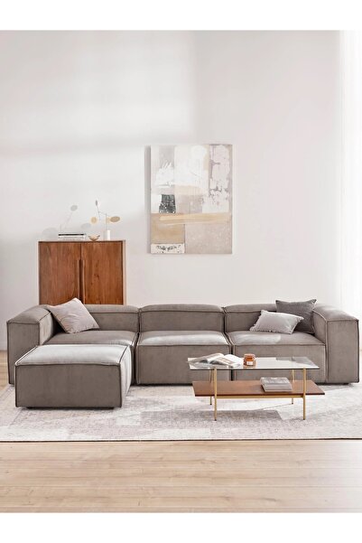 S Home Design Concept Frida 4 Modül Pofidik Modüler Kanepe L Köşe Koltuk Takı...