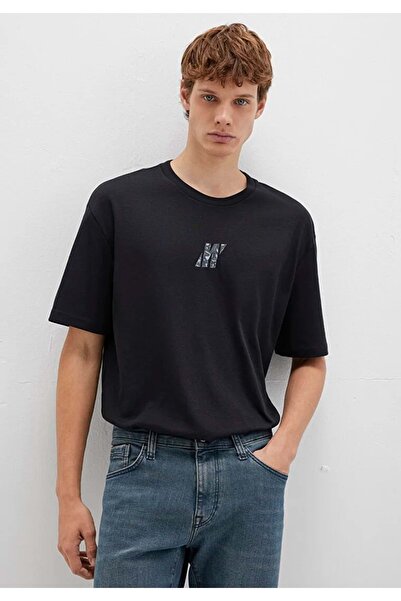 Mavi M0612189 Pro Logo Printed T-Shirt Men's T-Shirt Black