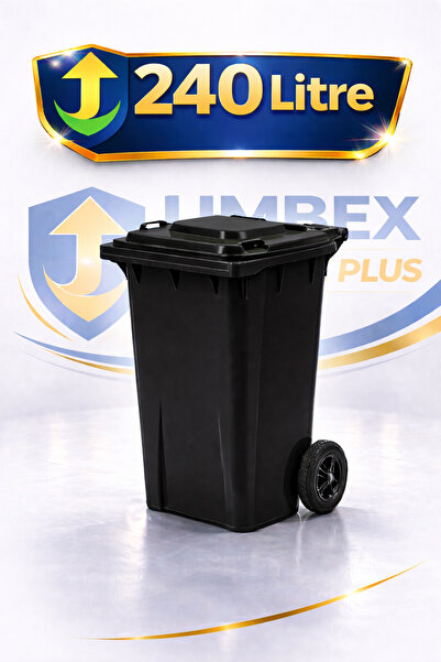 UMBEX PLUS UMBEX Plastik Çöp Konteyneri 240 Litre Konteyner - A+ Isıya Dayanı...