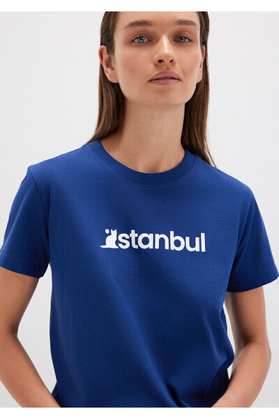 Mavi Istanbulska štampana majica Semi Slim Fit / Semi Slim Cut 1612111-70722