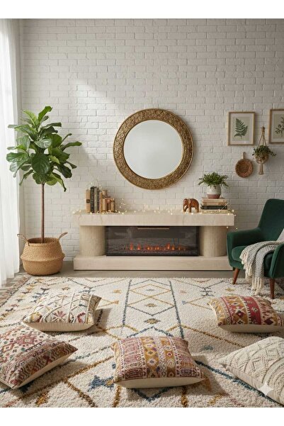 Baber Dekor trend şömineli tv sehpas
