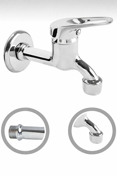 ZABİT TASARIM Banyo Tuvalet Bahçe Lavabo Musluğu Çeşmesi Kısa Gövde