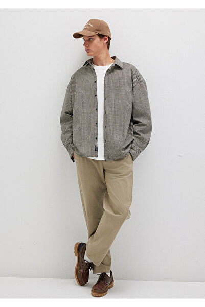 Mavi Beige Trousers with Stitching Detail 0010477-86749