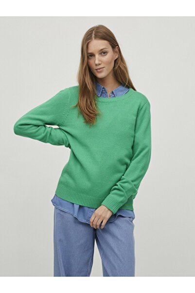 VILA Strickpullover VIRIL Rundhals