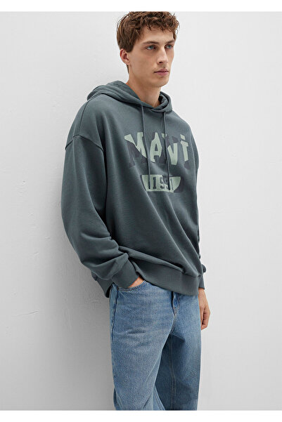 Mavi Printed Green Sweatshirt 0S10301-71598