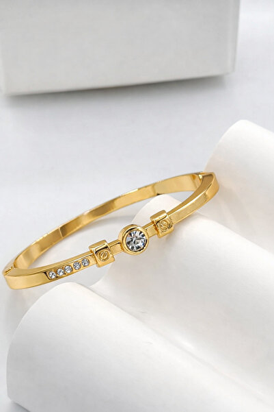 Crc Bijuteri سوار نسائي ذهبي اللون