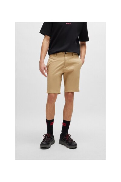HUGO Pamuklu Normal Bel Slim Fit Chino Short Erkek Short 50471182 264