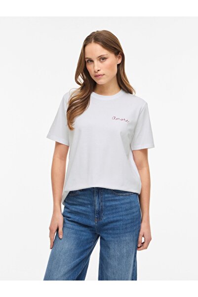 VILA T-Shirt VINORA Rundhals