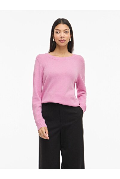 VILA Strickpullover VIRIL Rundhals